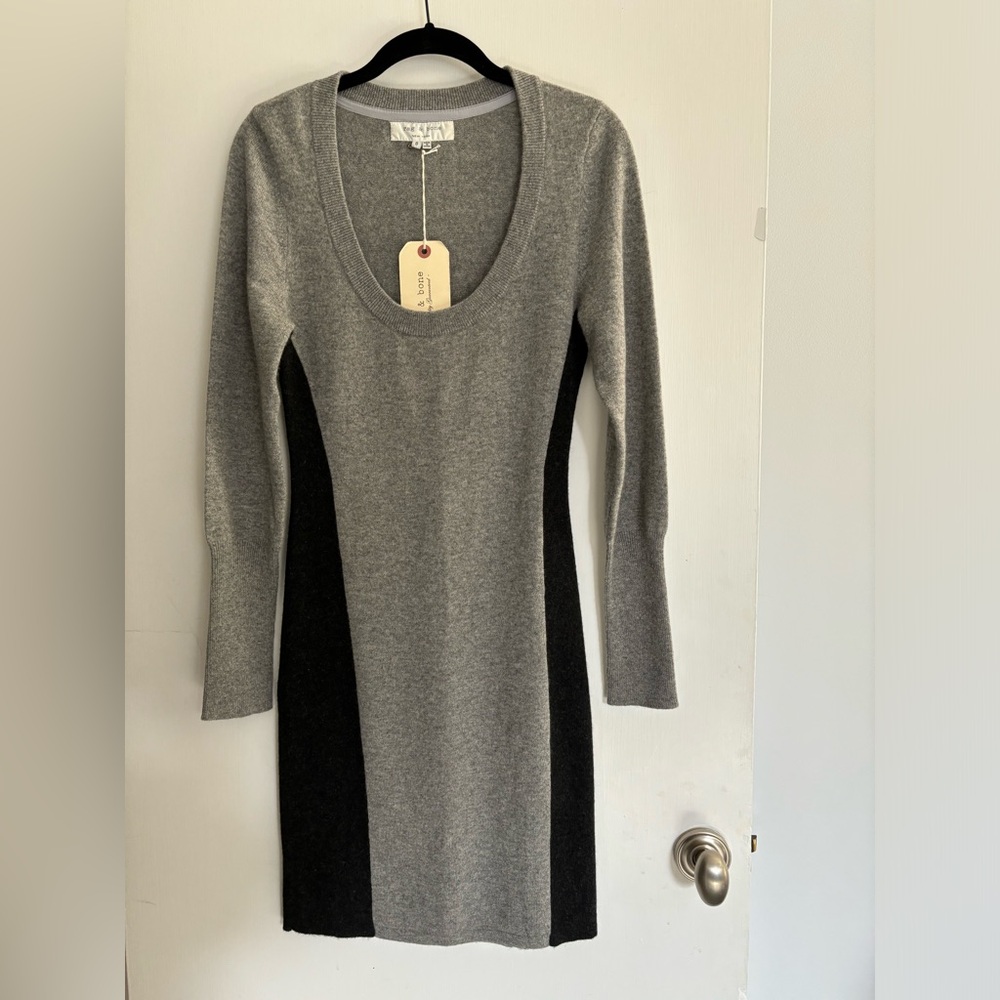 NWT Rag & Bone Cashmere Sweater Dress Size 8